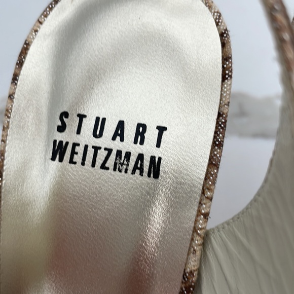 Stuart Weitzman Mapsling Heels in Natural Python | 6.5 M - Picture 6 of 10